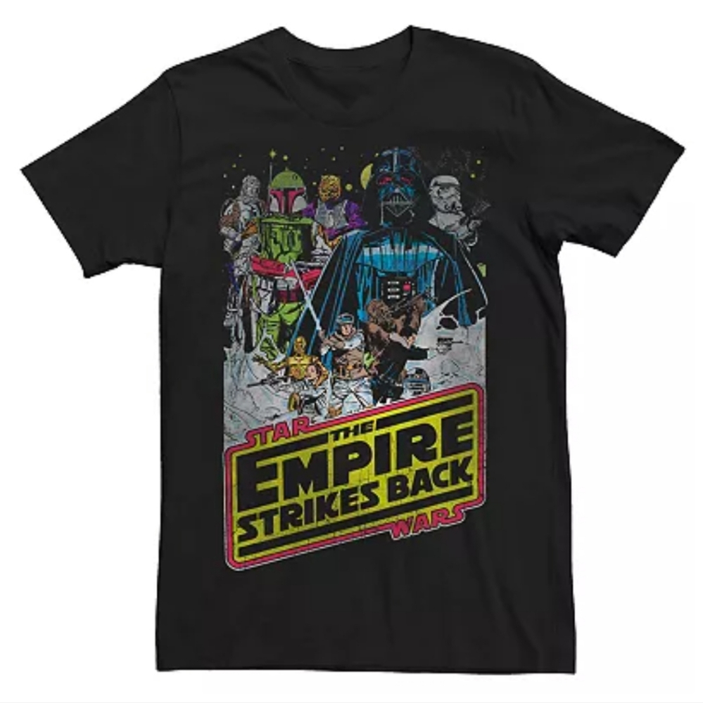 STAR WARS The Empire Strikes Back Short Sleeve Tee Shirt Size XL